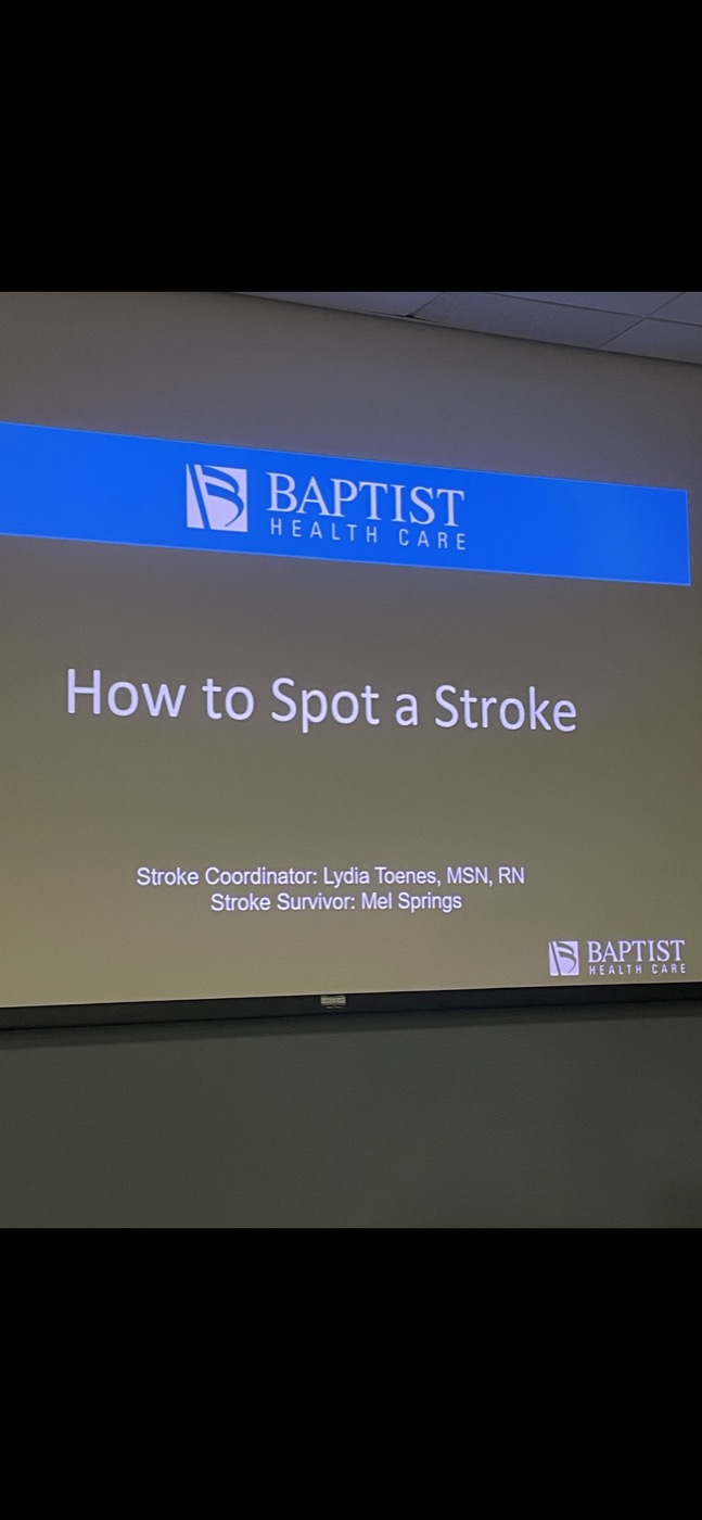 How to Spot a Stroke — Baptist Health Care presentation