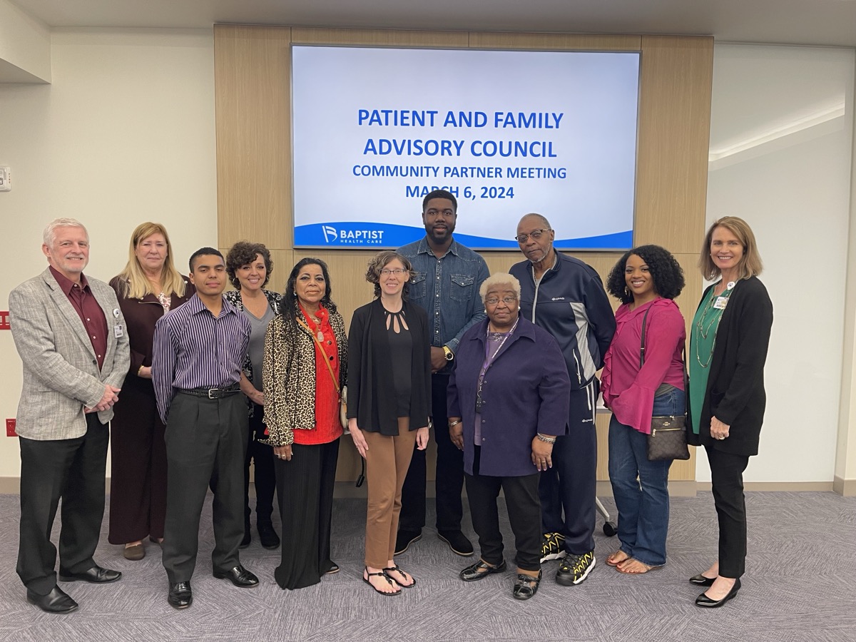 PFAC meeting at Baptist Hospital